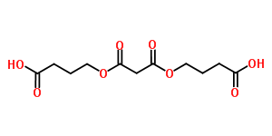 Bis(3-carboxypropyl) ester propanedioic acid Structure,207444-67-5Structure