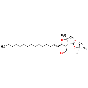 N-boc-d-erythro-sphingosine-2,3-n,o-acetonide Structure,207516-23-2Structure