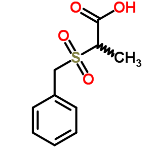 Propanoicacid, 2-[(phenylmethyl)sulfonyl]- Structure,20803-98-9Structure