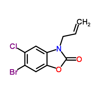 3-Allyl -6-bromo-5-chlorobenzoxazol -2(3h)-one Structure,20844-82-0Structure