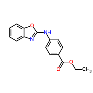 Ethyl4-(benzo[d]oxazol-2-ylamino)benzoate Structure,20852-34-0Structure