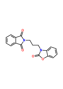 2-[3-(2-Oxobenzooxazol -3-yl )propyl ]isoindole-1,3-dione Structure,20852-44-2Structure