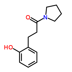 1-(1-Pyrrolidinyl )-3-(2-hydroxyphenyl )-1-propanone Structure,20862-56-0Structure