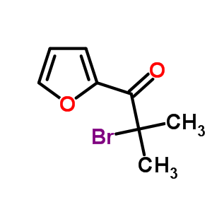 1-Propanone, 2-bromo-1-(2-furanyl)-2-methyl-(9ci) Structure,20895-05-0Structure