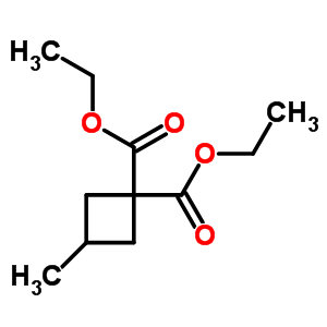 3-Methyl-1,1-cyclobutanedicarboxylic acid 1,1-diethyl ester Structure,20939-62-2Structure