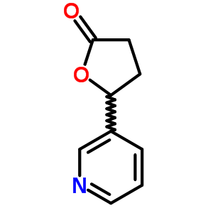 (+/-)-5-(3-Pyridyl)tetrahydro-2-furanone Structure,20971-79-3Structure