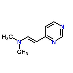 Ethenamine, n,n-dimethyl-2-(4-pyrimidinyl)-(9ci) Structure,20973-86-8Structure