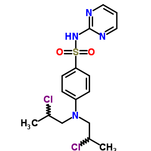 4-(Bis(2-chloropropyl)amino)-n-pyrimidin-2-yl-benzenesulfonamide Structure,20977-42-8Structure