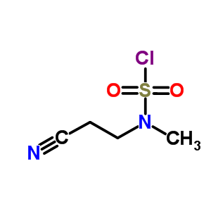 N-(2-氰基乙基)-N-甲基磺酰氯結(jié)構(gòu)式_209971-18-6結(jié)構(gòu)式