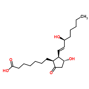 (8Beta,11alpha,13e,15s)-11,15-dihydroxy-9-oxo-prost-13-en-1-oic acid Structure,21003-46-3Structure