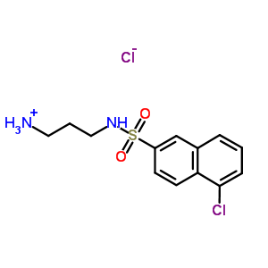 N-(3-aminopropyl)-5-chloro-2-naphthalenesulfonamide hydrochloride Structure,210049-20-0Structure