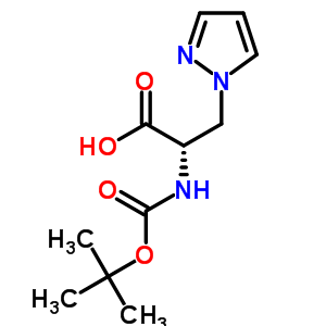 L-n-boc-3-pyrazol-1-yl-alanine Structure,21012-18-0Structure