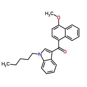 1-Pentyl-3-(4-methoxynaphthoyl)indole Structure,210179-46-7Structure