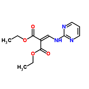 2-(Pyrimidin-2-ylaminomethylene)-malonic acid diethyl ester Structure,21025-62-7Structure