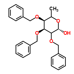 2,3,4-Tri-o-benzyl-l-rhamnopyranose Structure,210426-02-1Structure