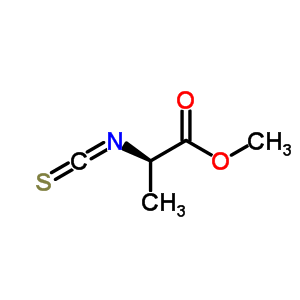 Methyl 2-isothiocyanato propionate Structure,21055-39-0Structure