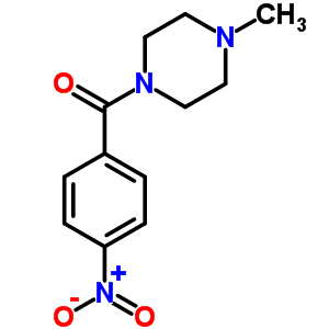 (4-Methyl-1-piperazinyl)(4-nitrophenyl)methanone Structure,21091-98-5Structure