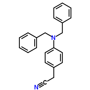 4-[Bis(phenylmethyl)amino]benzeneacetonitrile Structure,211315-24-1Structure