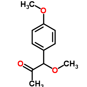 1-Methoxy-1-(4-methoxy-phenyl)-propan-2-one Structure,21165-40-2Structure