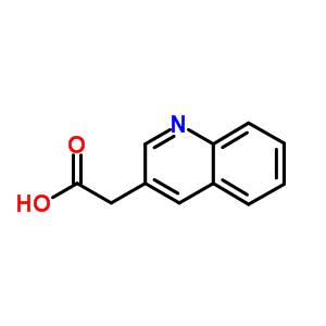 2-(喹啉-3-基)乙酸結構式_21168-40-1結構式