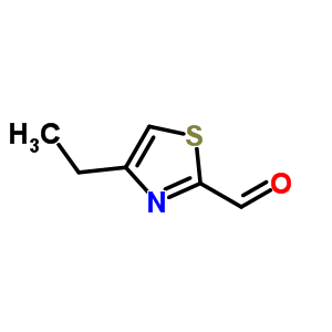 4-乙基-2-噻唑羧醛結(jié)構(gòu)式_211943-05-4結(jié)構(gòu)式