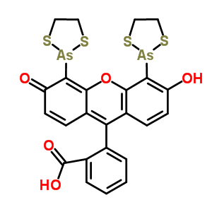 2-[4,5-Di(1,3,2-dithiarsolan-2-yl)-6-hydroxy-3-oxo-3h-xanthen-9-yl]benzoic acid Structure,212118-77-9Structure