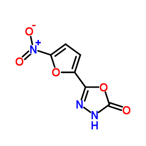 5-(5-硝基-2-呋喃)-1,3,4-噁二唑-2(3h)-酮結(jié)構(gòu)式_2122-86-3結(jié)構(gòu)式