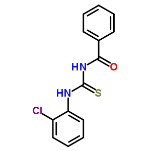 Benzamide, n-[[ (2-chlorophenyl)amino]thioxomethyl]- Structure,21258-05-9Structure