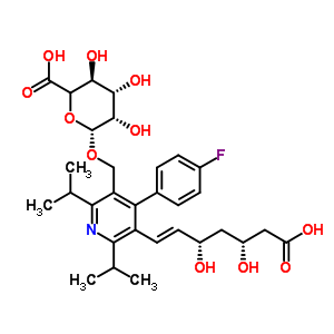 Desmethyl cerivastatin-o-beta-d-glucuronide Structure,212616-56-3Structure