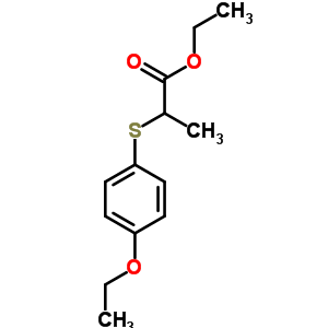 2-[(4-乙氧基苯基)硫代]-丙酸乙酯結(jié)構(gòu)式_212769-23-8結(jié)構(gòu)式