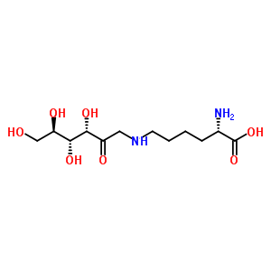 Fructosyl-lysine Structure,21291-40-7Structure