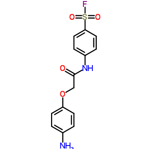 4-[[2-(4-Aminophenoxy)acetyl]amino]benzenesulfonyl fluoride Structure,21316-06-3Structure