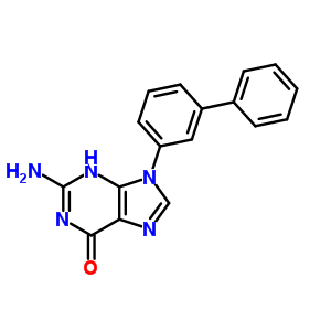 2-Amino-9-(3-phenylphenyl)-3h-purin-6-one Structure,21318-95-6Structure