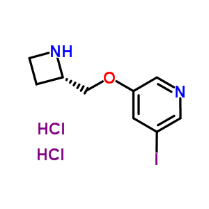 (S)-5-碘-3-[(2-氮雜啶)-甲氧基]吡啶結構式_213764-92-2結構式