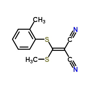 2-[(2-Methylphenylthio)(methylthio)methylene]-malononitrile Structure,214330-80-0Structure