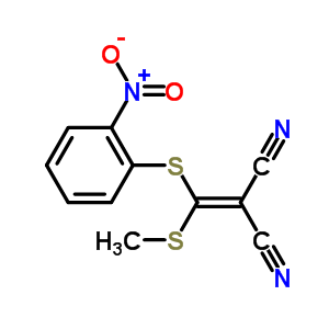 2-[(Methylthio)(2-nitrophenylthio)methylene]-malononitrile Structure,214330-81-1Structure