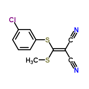 2-[(3-Chlorophenylthio)(methylthio)methylene]-malononitrile Structure,214330-86-6Structure