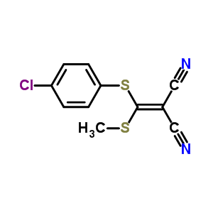 2-[(4-Chlorophenylthio)(methylthio)methylene]-malononitrile Structure,214330-88-8Structure