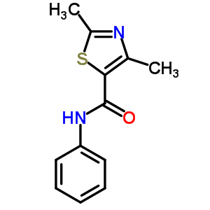 2,4-Dimethyl-n-phenyl-5-thiazolecarboxamide Structure,21452-18-6Structure