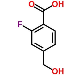 2-Fluoro-4-(hydroxymethyl)benzoic acid Structure,214554-18-4Structure