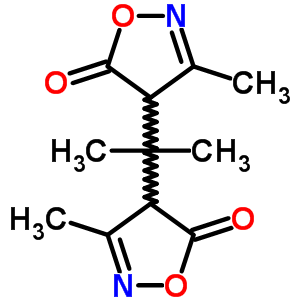 3-Methyl-4-[2-(3-methyl-5-oxo-4h-oxazol-4-yl)propan-2-yl]-4h-oxazol-5-one Structure,21486-41-9Structure