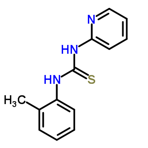 Thiourea,n-(2-methylphenyl)-n-2-pyridinyl- Structure,21487-27-4Structure