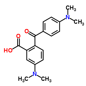 5-(Dimethylamino)-2-[4-(dimethylamino)benzoyl]benzoic acid Structure,21528-24-5Structure