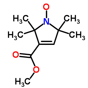 [3-(Methoxycarbonyl)-2,2,5,5-tetramethyl-2,5-dihydro-1H-pyrrol-1-yl]oxidanyl Structure,2154-32-7Structure