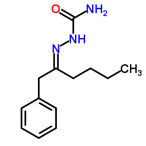 Hydrazinecarboxamide,2-[1-(phenylmethyl)pentylidene]- Structure,21541-93-5Structure