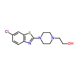 2-[4-(6-Chloro-1,3-benzothiazol-2-yl)piperazino]ethan-1-ol Structure,215434-50-7Structure