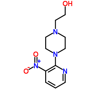 2-[4-(3-Nitro-2-pyridyl)piperazino]ethan-1-ol Structure,215434-62-1Structure