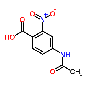 4-Acetamido-2-nitro-benzoic acid Structure,21573-29-5Structure