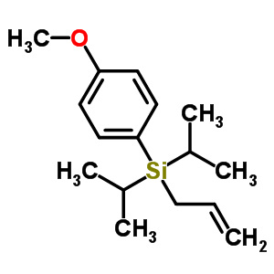 Allyl (diisopropyl )(4-methoxyphenyl )silane Structure,216107-40-3Structure