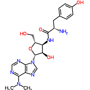 O-去甲基嘌呤霉素結(jié)構(gòu)式_21708-87-2結(jié)構(gòu)式